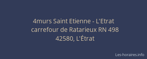 4murs Saint Etienne - L'Etrat