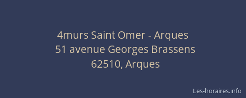 4murs Saint Omer - Arques