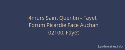4murs Saint Quentin - Fayet