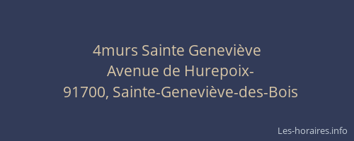 4murs Sainte Geneviève