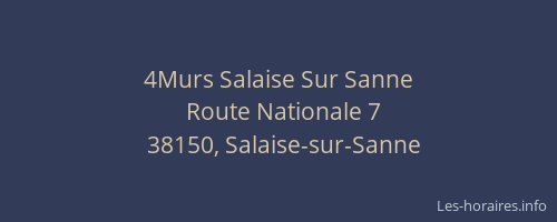 4Murs Salaise Sur Sanne