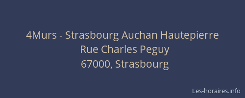4Murs - Strasbourg Auchan Hautepierre