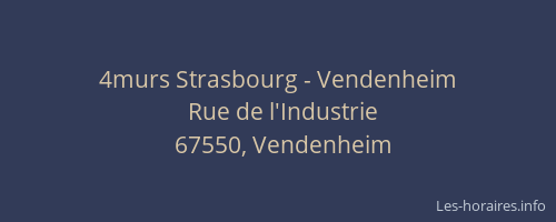 4murs Strasbourg - Vendenheim