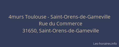 4murs Toulouse - Saint-Orens-de-Gameville