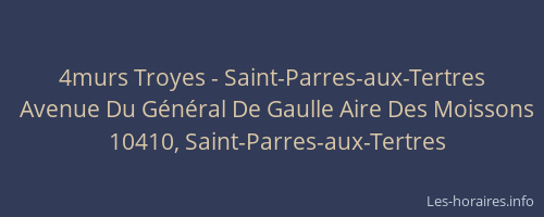 4murs Troyes - Saint-Parres-aux-Tertres