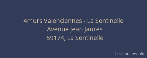 4murs Valenciennes - La Sentinelle