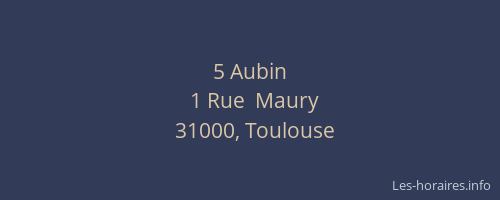 5 Aubin