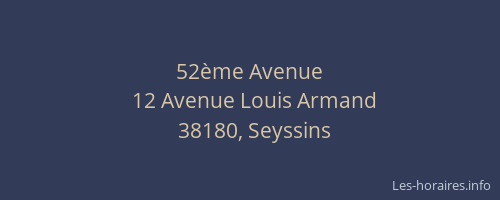 52ème Avenue
