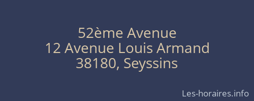 52ème Avenue
