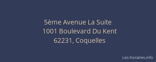 5ème Avenue La Suite