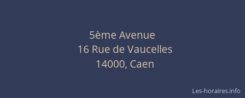 5ème Avenue