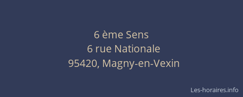6 ème Sens