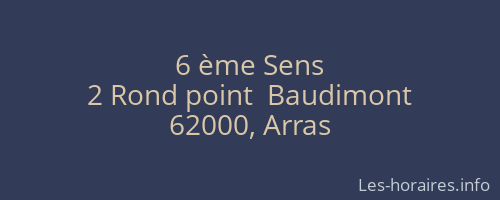 6 ème Sens