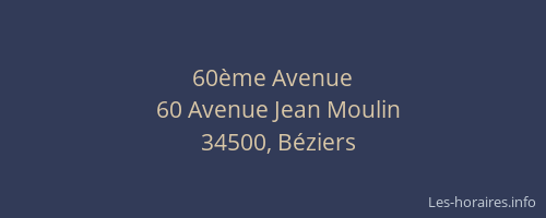 60ème Avenue