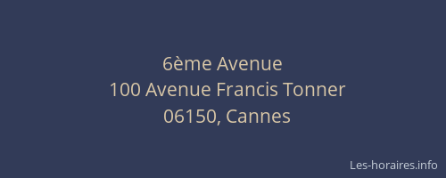 6ème Avenue