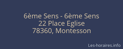 6ème Sens - 6ème Sens
