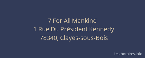 7 For All Mankind