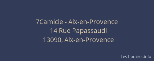 7Camicie - Aix-en-Provence