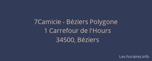 7Camicie - Béziers Polygone