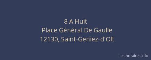 8 A Huit