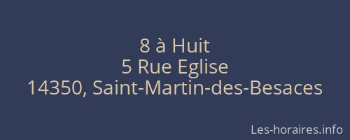 8 à Huit