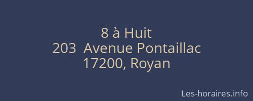 8 à Huit