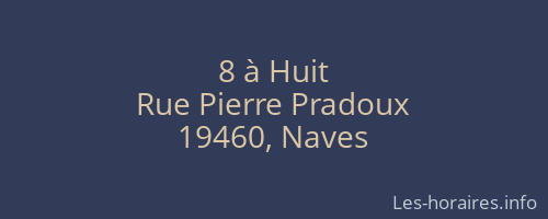 8 à Huit