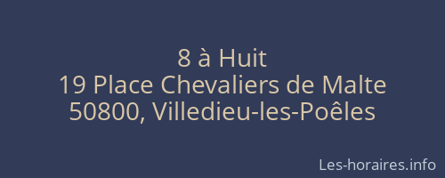 8 à Huit