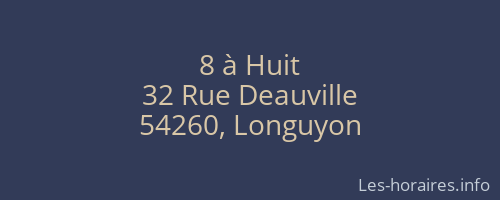 8 à Huit