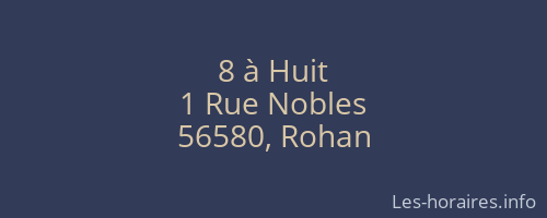 8 à Huit