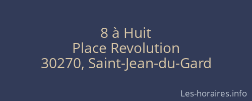8 à Huit