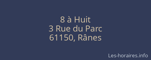 8 à Huit