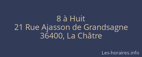8 à Huit