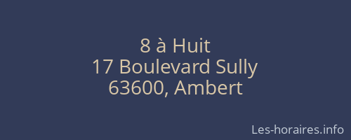 8 à Huit