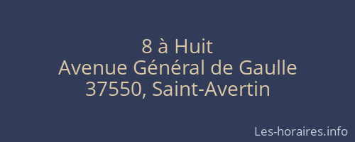 8 à Huit