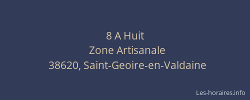8 A Huit