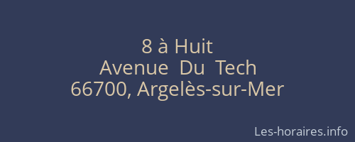 8 à Huit