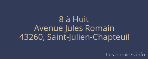 8 à Huit