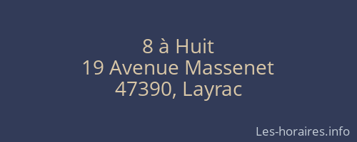 8 à Huit