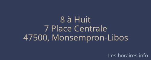 8 à Huit