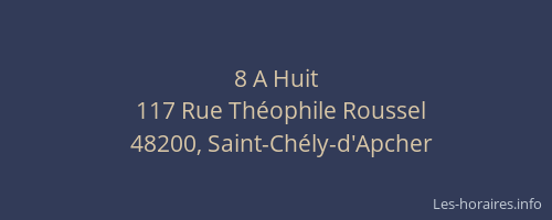 8 A Huit