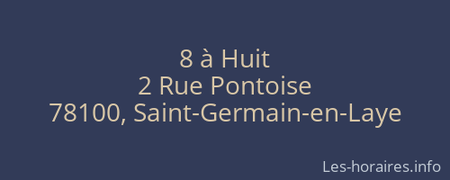 8 à Huit