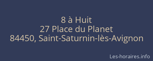 8 à Huit