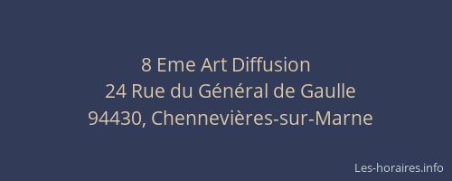 8 Eme Art Diffusion
