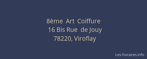8ème  Art  Coiffure