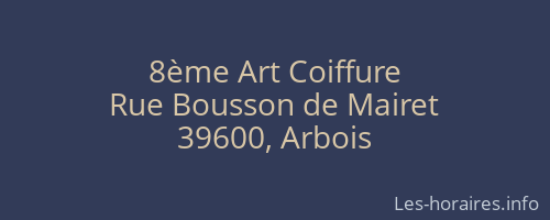 8ème Art Coiffure
