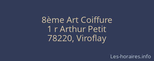 8ème Art Coiffure