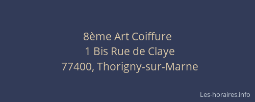 8ème Art Coiffure