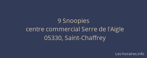 9 Snoopies