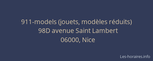 911-models (jouets, modèles réduits)